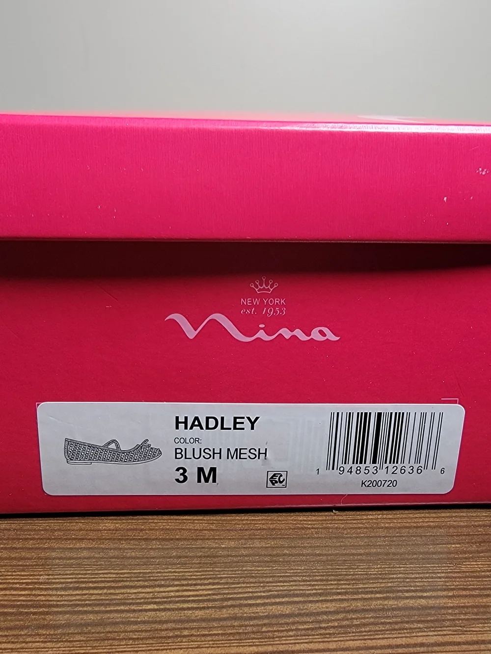 Nina Girls' Hadley Pink Sequin Ballet Flats - Size 3J